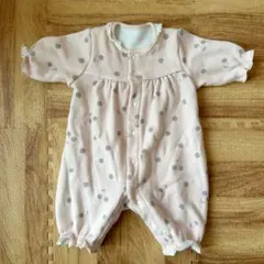 《美品》チェリー柄　カバーオール