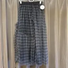 ★週末限定価格★チュールアシンメトリーフリルスカート