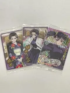 鬼滅の刃 ウエハース10 　カナヲSR 　しのぶN　珠世N　3枚セット