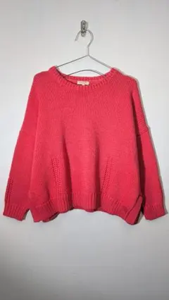 DEMYLEE ピンクコットンニット Mサイズ