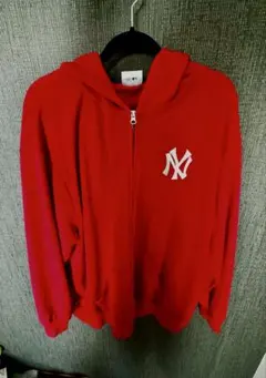 MLB New York Yankees ジップアップパーカー レッドのサムネイル