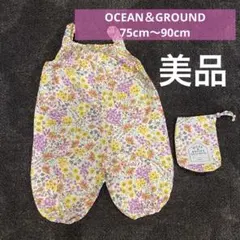 砂場着　プレイウェア　女の子　OCEAN＆GROUND 75 80 90