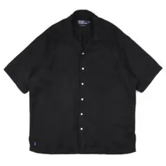 90s Ralph Lauren Shirt CALDWELL 黒 無地 L - メルカリ