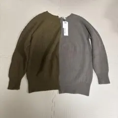 ニコアンド　センターキリカエ　クループルオーバー