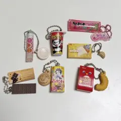 ミニチュア 食品　お菓子 キーホルダー ガチャガチャ　まとめ売り　5点セット