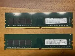 SanMax DDR4-3200 32GB×2枚 ジャンク 動作確認済み