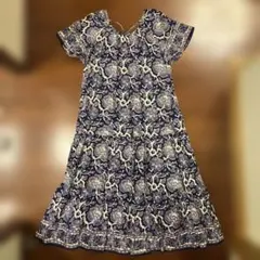 グレースコンチネンタル　花柄ロングワンピース