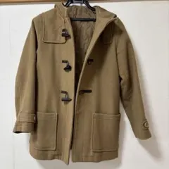 ダッフルコート　フード付き　茶色　キッズ用　150㎝　GU