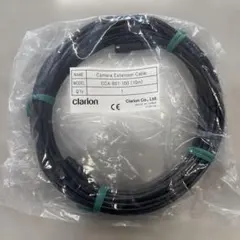 クラリオン　未使用　バックカメラ 10m 延長ケーブル　CCA-801-100のサムネイル