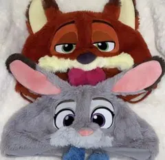 ディズニー ファンキャップ ニック ジュディ 2点セット