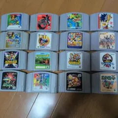 NINTENDO64 ゲームソフト 16ケセット