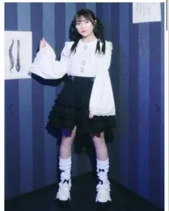 【完売品】Jamie エーエヌケー 姫袖セーラーブラウス 白のサムネイル