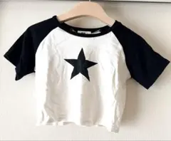 WEGO 星柄 ラグラン Tシャツ 半袖