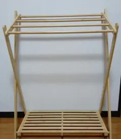 無印良品 竹材 折りたためるタオルハンガーのサムネイル