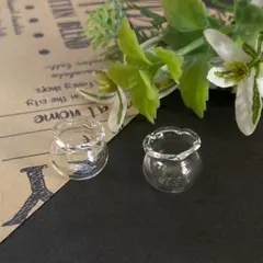 【1901】ミニチュア 金魚鉢 2個 400円
