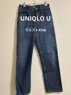 レギュラーフィットストレートハイライズジーンズ 24inc UNIQLOU