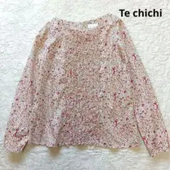 【超美品】テチチ　リバティ柄　フリル　ブラウス