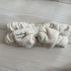 ジェラートピケ　ヘアバンド　リボン