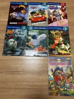 STEP INTO READING ディズニー 絵本他　洋書7冊セット