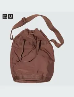 新品未使用 UNIQLO U バケットバック ラージ ブラウンのサムネイル