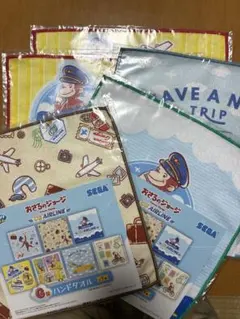 おさるのジョージ　ハンドタオル5枚セット