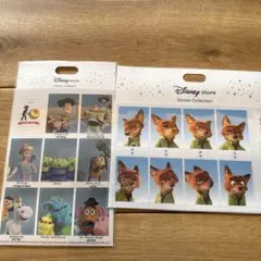 ステッカー トイストーリー　証明写真 ニック ズートピア 2枚セット