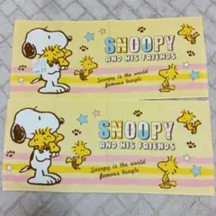 新品　SNOOPY フェイスタオル 2枚セット