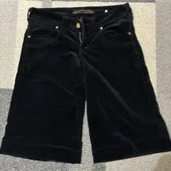 Levi's レディース コーデュロイ ハーフパンツ ブラック