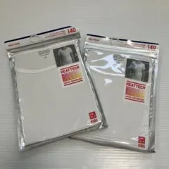 UNIQLO ユニクロ　ヒートテック　UネックT 半袖　140 未開封　2枚