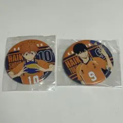 ハイキュー!! 日向翔陽 影山飛雄 缶バッジ 2点セット