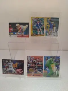 BBM　始球式カード 江戸川コナン、ガチャピン、ミッキーetc