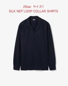 A.PRESSE Silk Nep Loop Collar Shirts 3 茶 - メルカリ