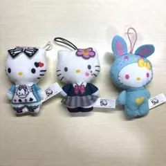 ハローキティ 2001年マクドナルドハッピーセットのぬいぐるみ 4つ