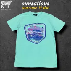 90s00s サーフ系　海亀プリントTシャツ　実寸M y2k 平成ファッション