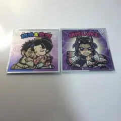 鬼滅の刃マンチョコ　猗窩座 狛治 恋雪 胡蝶しのぶ 鬼滅の刃　ビックリマン