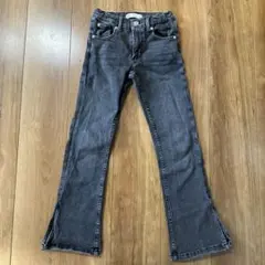 ZARA フレアパンツ サイドスリット