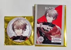 にじさんじ 8周年グッズ 加賀美ハヤト 缶バッジ メタルカード