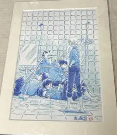 ラフ画同梱 名探偵コナン 黒鉄の魚影 複製原画 青山剛昌先生描き下ろし