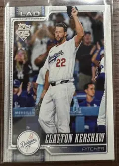 Topps 75th Clayton Kershaw ロサンゼルス・ドジャース