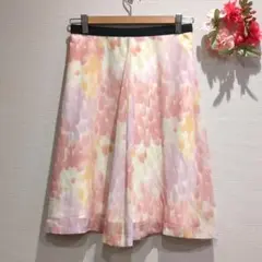 【LIMITED EDITION】フレアスカート（1）日本製 総柄 ひざ下丈