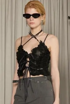 Knuth Marf U neck tulle bustier - メルカリ