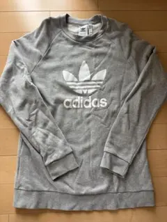 adidas Originals トレフォイル スウェット グレー　XOのサムネイル