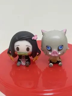 鬼滅の刃 ねずこ&いのすけ ちょこのっこ ミニフィギュアセット