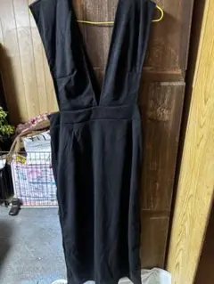 PHIFUL ブラック ロングドレス L