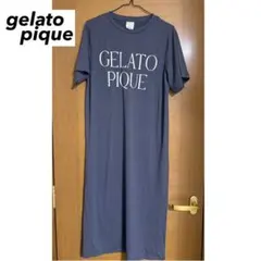 ジェラートピケ ルームウェア 半袖ワンピース／福袋　ダークグレー