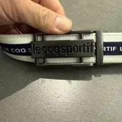 ルコック セレーションベルト　ロゴ型押しメンズ ゴルフ　110cm