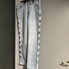 supplier 刺繍デニムパンツ