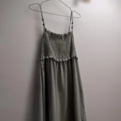 ZARA キャミワンピース オリーブグリーン