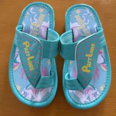 Past Lare キッズ サンダル ユニコーン柄