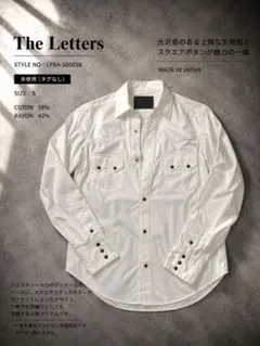 【希少】The Letters スクエアスタッズ ホワイト 日本製 レアのサムネイル